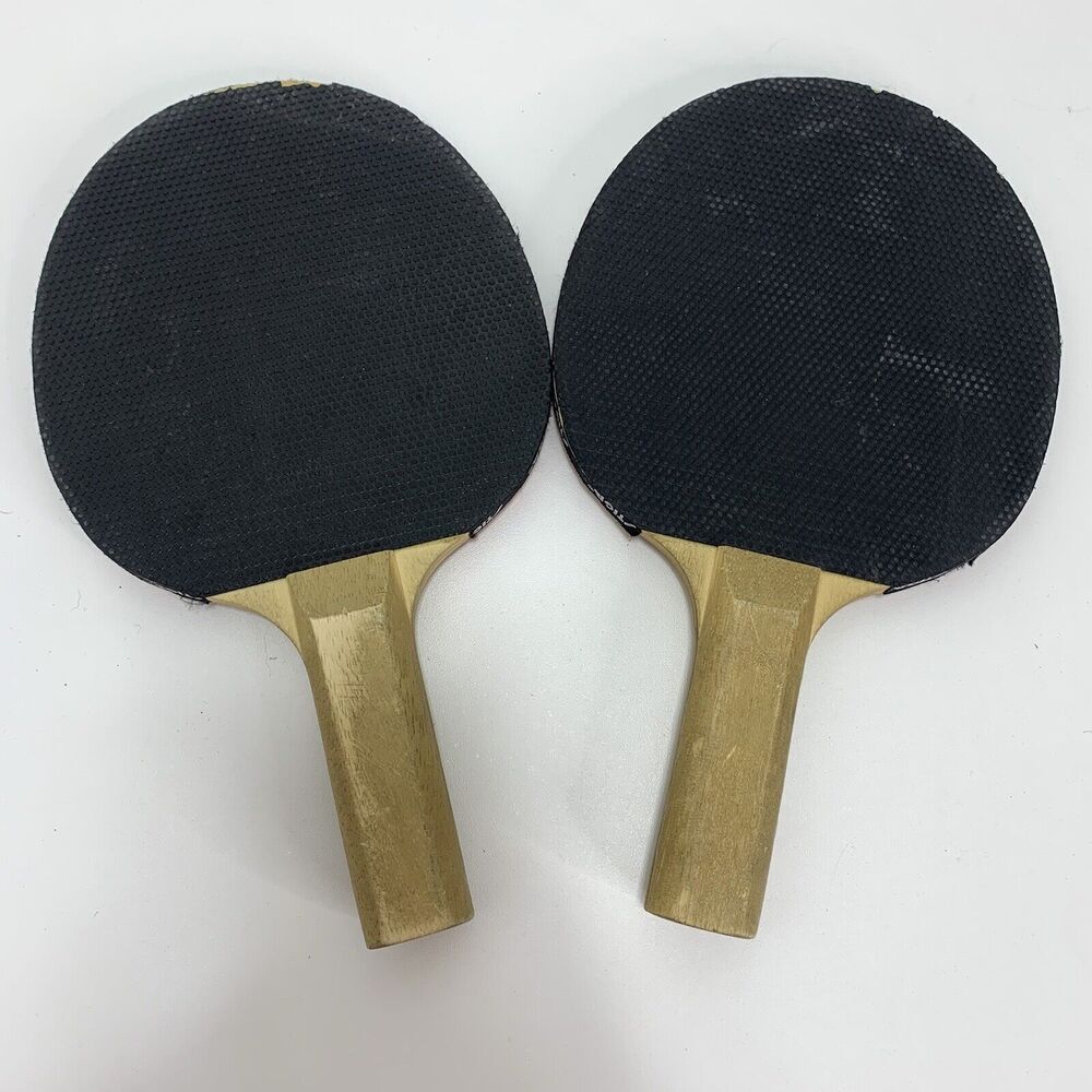 Stiga Ping Pong Table Tennis Paddles Red Black Set of 2